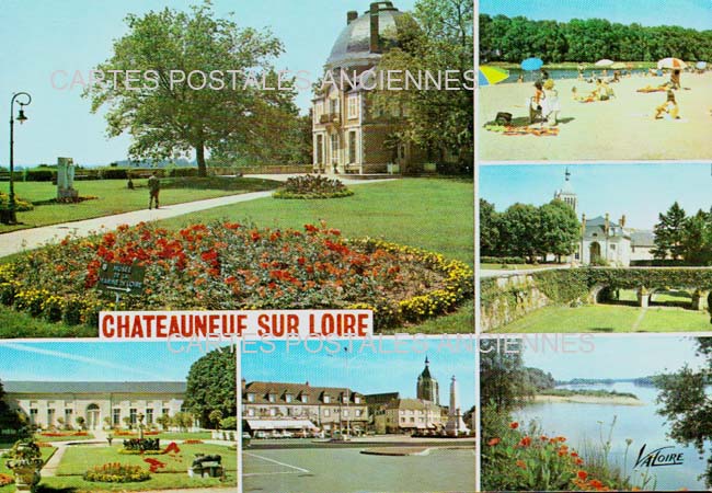 Cartes postales anciennes > CARTES POSTALES > carte postale ancienne > cartes-postales-ancienne.com Centre val de loire  Loiret Chateauneuf Sur Loire