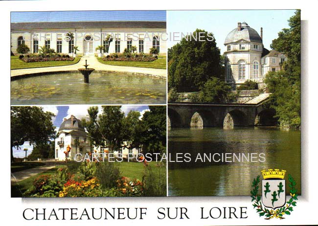 Cartes postales anciennes > CARTES POSTALES > carte postale ancienne > cartes-postales-ancienne.com Centre val de loire  Loiret Chateauneuf Sur Loire