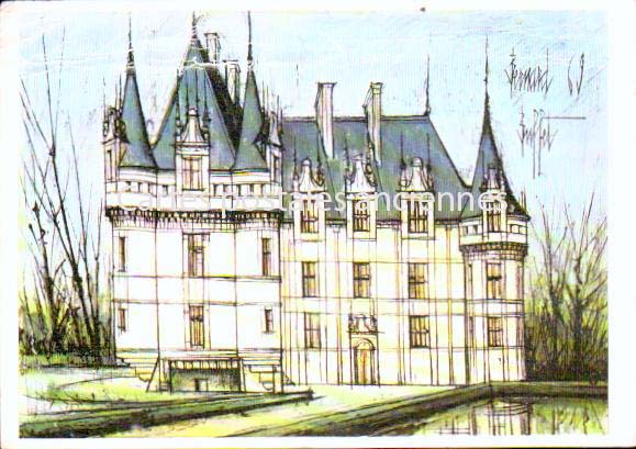 Cartes postales anciennes > CARTES POSTALES > carte postale ancienne > cartes-postales-ancienne.com Centre val de loire  Indre et loire Azay Le Rideau