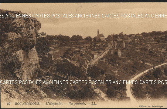 Cartes postales anciennes > CARTES POSTALES > carte postale ancienne > cartes-postales-ancienne.com Occitanie Lot Rocamadour