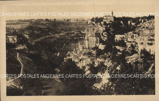 Cartes postales anciennes > CARTES POSTALES > carte postale ancienne > cartes-postales-ancienne.com Occitanie Lot Rocamadour