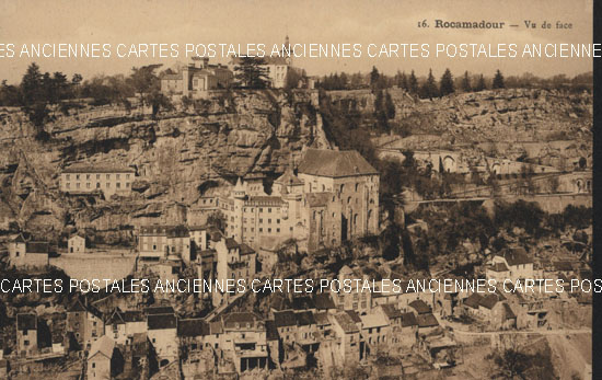 Cartes postales anciennes > CARTES POSTALES > carte postale ancienne > cartes-postales-ancienne.com Occitanie Lot Rocamadour