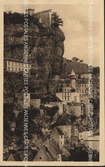 Cartes postales anciennes > CARTES POSTALES > carte postale ancienne > cartes-postales-ancienne.com Occitanie Lot Rocamadour