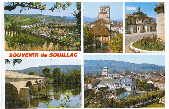 Cartes postales anciennes > CARTES POSTALES > carte postale ancienne > cartes-postales-ancienne.com Occitanie Lot Souillac