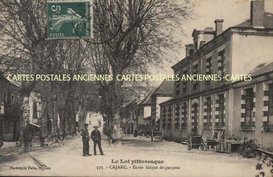 Cartes postales anciennes > CARTES POSTALES > carte postale ancienne > cartes-postales-ancienne.com Occitanie Lot Cajarc