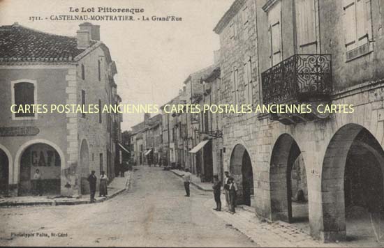 Cartes postales anciennes > CARTES POSTALES > carte postale ancienne > cartes-postales-ancienne.com Occitanie Lot Castelnau Montratier