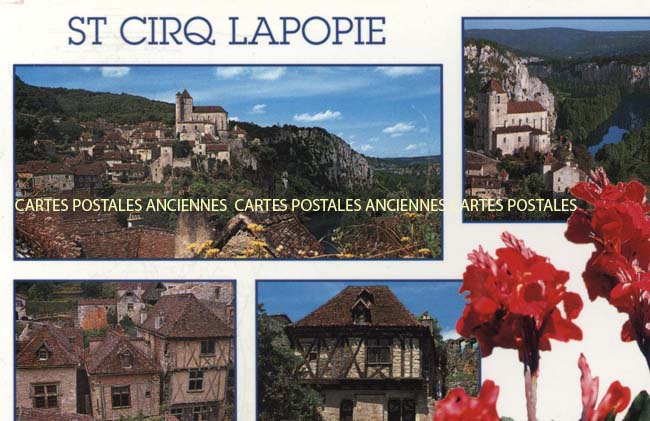 Cartes postales anciennes > CARTES POSTALES > carte postale ancienne > cartes-postales-ancienne.com Occitanie Lot Saint Cirq Lapopie