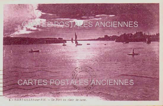 Cartes postales anciennes > CARTES POSTALES > carte postale ancienne > cartes-postales-ancienne.com Pays de la loire Vendee Saint Gilles Croix De Vie