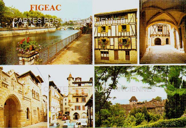 Cartes postales anciennes > CARTES POSTALES > carte postale ancienne > cartes-postales-ancienne.com Occitanie Lot Figeac