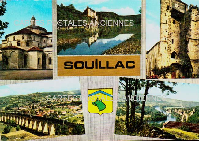 Cartes postales anciennes > CARTES POSTALES > carte postale ancienne > cartes-postales-ancienne.com Occitanie Lot Souillac