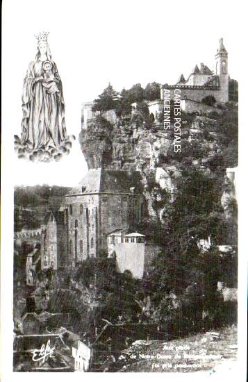 Cartes postales anciennes > CARTES POSTALES > carte postale ancienne > cartes-postales-ancienne.com Occitanie Lot Rocamadour