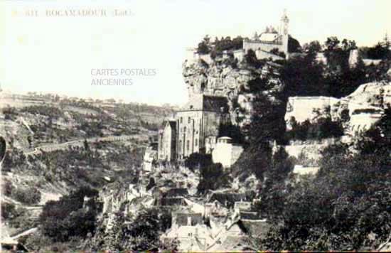 Cartes postales anciennes > CARTES POSTALES > carte postale ancienne > cartes-postales-ancienne.com Occitanie Rocamadour