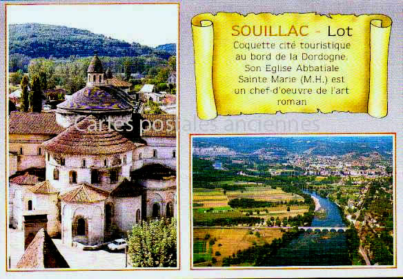 Cartes postales anciennes > CARTES POSTALES > carte postale ancienne > cartes-postales-ancienne.com Occitanie Lot Souillac