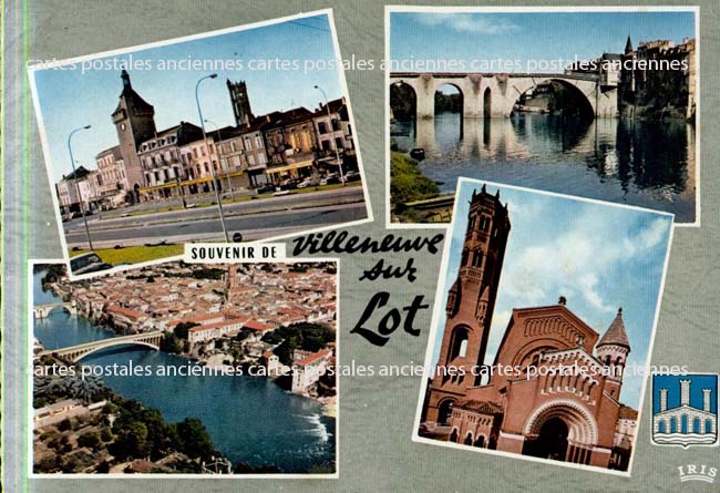 Cartes postales anciennes > CARTES POSTALES > carte postale ancienne > cartes-postales-ancienne.com Nouvelle aquitaine Lot et garonne Villeneuve Sur Lot