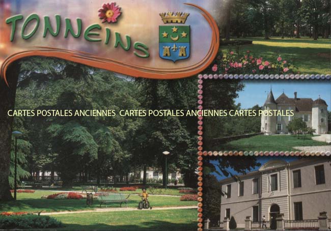 Cartes postales anciennes > CARTES POSTALES > carte postale ancienne > cartes-postales-ancienne.com Nouvelle aquitaine Lot et garonne Tonneins
