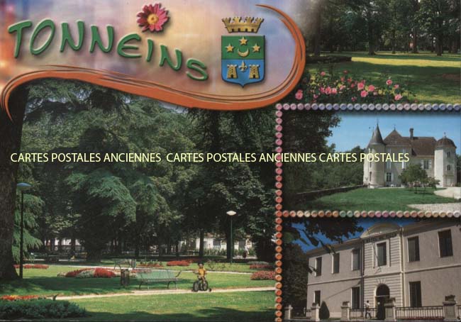 Cartes postales anciennes > CARTES POSTALES > carte postale ancienne > cartes-postales-ancienne.com Nouvelle aquitaine Lot et garonne Tonneins