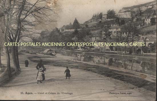 Cartes postales anciennes > CARTES POSTALES > carte postale ancienne > cartes-postales-ancienne.com Nouvelle aquitaine Lot et garonne Agen