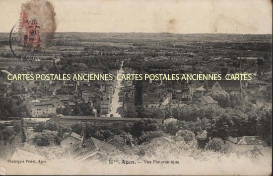 Cartes postales anciennes > CARTES POSTALES > carte postale ancienne > cartes-postales-ancienne.com Nouvelle aquitaine Lot et garonne Agen