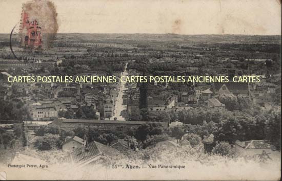 Cartes postales anciennes > CARTES POSTALES > carte postale ancienne > cartes-postales-ancienne.com Nouvelle aquitaine Lot et garonne Agen