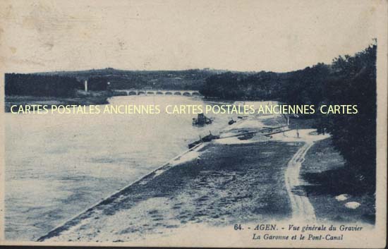 Cartes postales anciennes > CARTES POSTALES > carte postale ancienne > cartes-postales-ancienne.com Nouvelle aquitaine Lot et garonne Agen