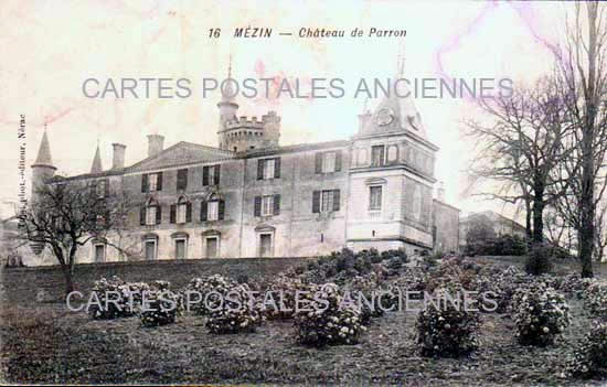 Cartes postales anciennes > CARTES POSTALES > carte postale ancienne > cartes-postales-ancienne.com Nouvelle aquitaine Lot et garonne Mezin