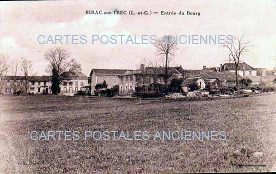 Cartes postales anciennes > CARTES POSTALES > carte postale ancienne > cartes-postales-ancienne.com Nouvelle aquitaine Lot et garonne Birac Sur Trec