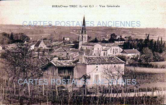 Cartes postales anciennes > CARTES POSTALES > carte postale ancienne > cartes-postales-ancienne.com Nouvelle aquitaine Lot et garonne Birac Sur Trec