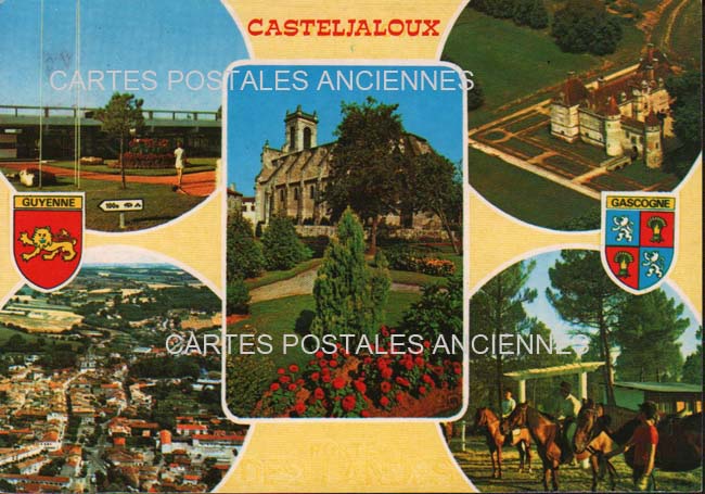 Cartes postales anciennes > CARTES POSTALES > carte postale ancienne > cartes-postales-ancienne.com Nouvelle aquitaine Lot et garonne Casteljaloux