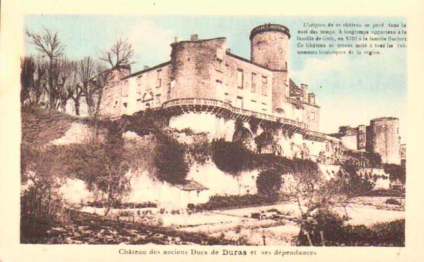 Cartes postales anciennes > CARTES POSTALES > carte postale ancienne > cartes-postales-ancienne.com Nouvelle aquitaine Lot et garonne Duras