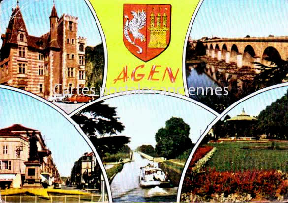 Cartes postales anciennes > CARTES POSTALES > carte postale ancienne > cartes-postales-ancienne.com Nouvelle aquitaine Lot et garonne Agen
