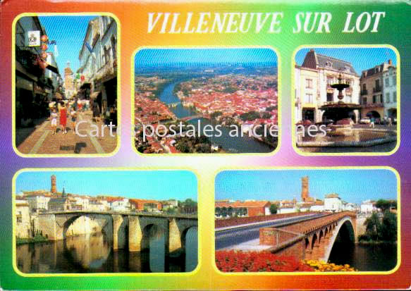 Cartes postales anciennes > CARTES POSTALES > carte postale ancienne > cartes-postales-ancienne.com Nouvelle aquitaine Lot et garonne Villeneuve Sur Lot