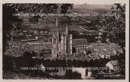 Cartes postales anciennes > CARTES POSTALES > carte postale ancienne > cartes-postales-ancienne.com Occitanie Lozere Mende