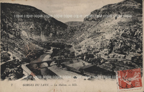 Cartes postales anciennes > CARTES POSTALES > carte postale ancienne > cartes-postales-ancienne.com Occitanie Lozere La Malene