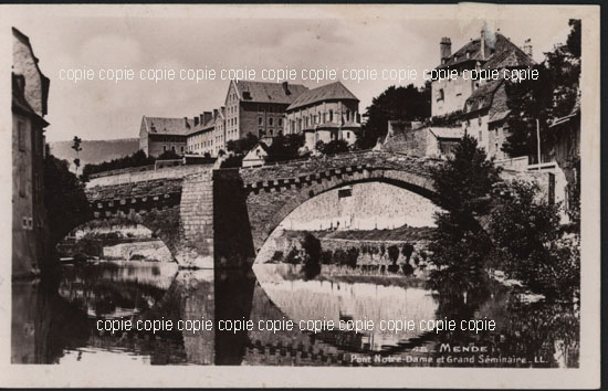 Cartes postales anciennes > CARTES POSTALES > carte postale ancienne > cartes-postales-ancienne.com Occitanie Lozere Mende