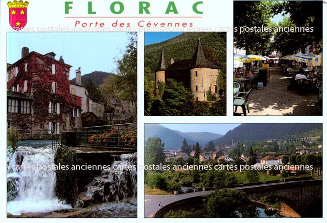 Cartes postales anciennes > CARTES POSTALES > carte postale ancienne > cartes-postales-ancienne.com Occitanie Lozere Florac