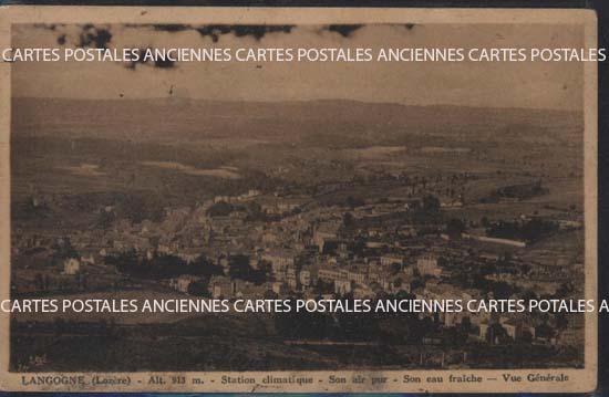 Cartes postales anciennes > CARTES POSTALES > carte postale ancienne > cartes-postales-ancienne.com Occitanie Lozere Langogne