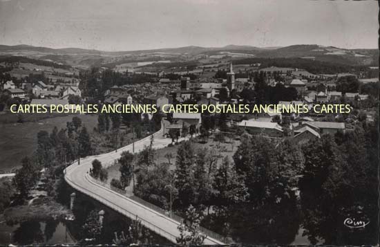 Cartes postales anciennes > CARTES POSTALES > carte postale ancienne > cartes-postales-ancienne.com Occitanie Lozere Le Malzieu Ville