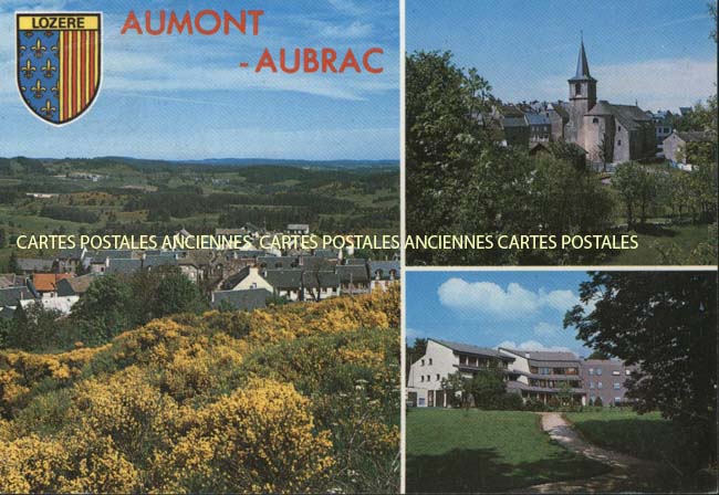 Cartes postales anciennes > CARTES POSTALES > carte postale ancienne > cartes-postales-ancienne.com Occitanie Lozere Aumont Aubrac
