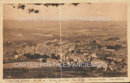 Cartes postales anciennes > CARTES POSTALES > carte postale ancienne > cartes-postales-ancienne.com Occitanie Lozere Langogne