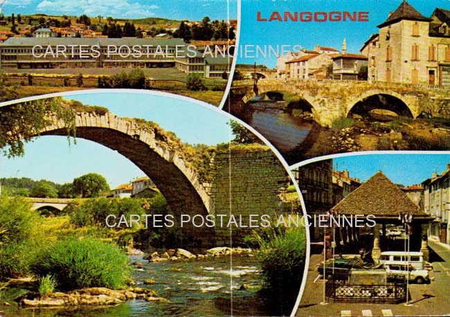 Cartes postales anciennes > CARTES POSTALES > carte postale ancienne > cartes-postales-ancienne.com Occitanie Lozere Langogne