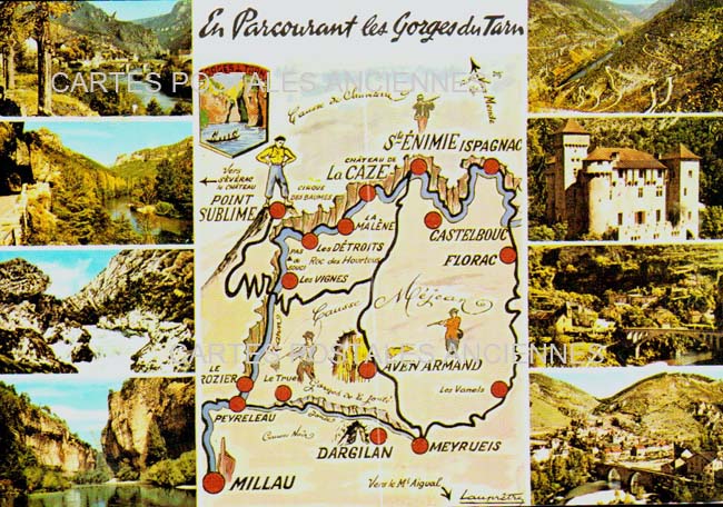 Cartes postales anciennes > CARTES POSTALES > carte postale ancienne > cartes-postales-ancienne.com Occitanie Lozere Meyrueis