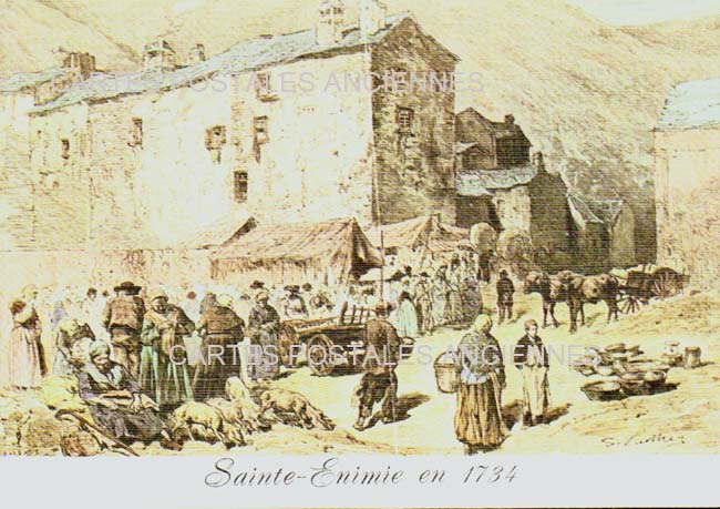 Cartes postales anciennes > CARTES POSTALES > carte postale ancienne > cartes-postales-ancienne.com Occitanie Lozere Sainte Enimie