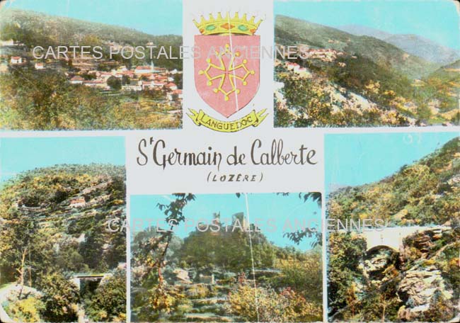 Cartes postales anciennes > CARTES POSTALES > carte postale ancienne > cartes-postales-ancienne.com Occitanie Lozere Saint Germain De Calberte