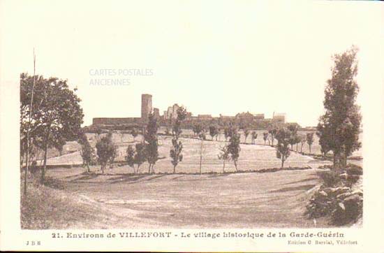 Cartes postales anciennes > CARTES POSTALES > carte postale ancienne > cartes-postales-ancienne.com Occitanie Lozere Villefort