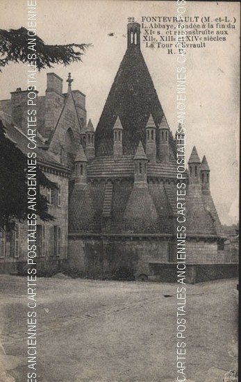 Cartes postales anciennes > CARTES POSTALES > carte postale ancienne > cartes-postales-ancienne.com Pays de la loire Fontevraud-l'Abbaye