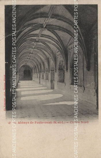 Cartes postales anciennes > CARTES POSTALES > carte postale ancienne > cartes-postales-ancienne.com Pays de la loire Fontevraud-l'Abbaye