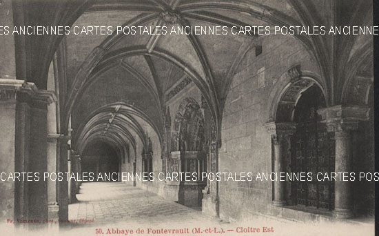 Cartes postales anciennes > CARTES POSTALES > carte postale ancienne > cartes-postales-ancienne.com Pays de la loire Fontevraud-l'Abbaye