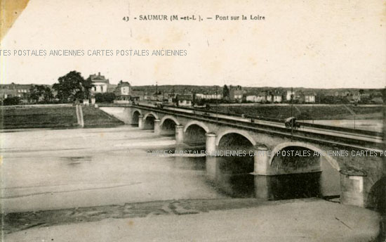 Cartes postales anciennes > CARTES POSTALES > carte postale ancienne > cartes-postales-ancienne.com Pays de la loire Maine et loire Saumur