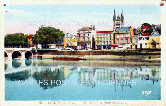 Cartes postales anciennes > CARTES POSTALES > carte postale ancienne > cartes-postales-ancienne.com Pays de la loire Maine et loire Angers