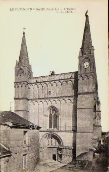 Cartes postales anciennes > CARTES POSTALES > carte postale ancienne > cartes-postales-ancienne.com Pays de la loire Le Puy Notre Dame